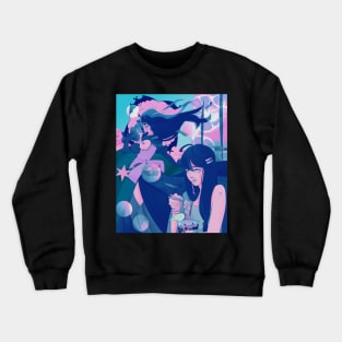 money demon girl Crewneck Sweatshirt